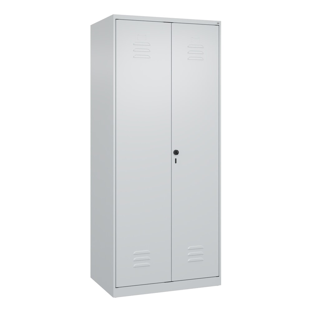 C+P Putzmittel-Spind Classic PLUS, 2 Abteile, HxBxT 1.850 x 800 x 500 mm, lichtgrau, lichtgrau, für Vorhängeschloss Produktabbildung Nr. 9: C+P Putzmittel-Spind Classic PLUS, 2 Abteile, HxBxT 1.850 x 800 x 500 mm, lichtgrau, lichtgrau, für Vorhängeschloss