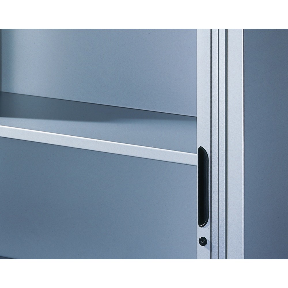 Produktabbildung Nr. 2: C+P Anstell-Querrollenschrank, 1 1/2 OH, Breite 800 mm, reinweiß, hellgrau