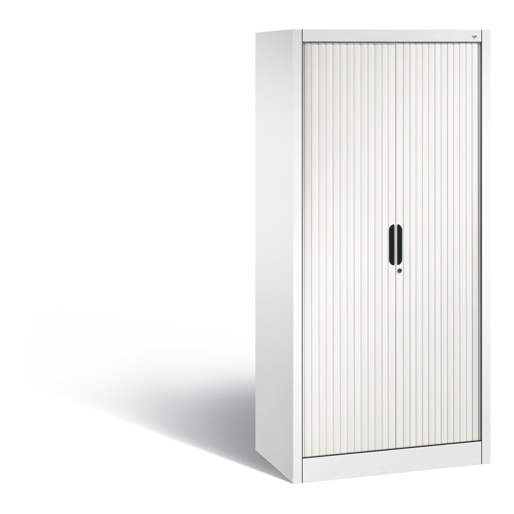 C+P Rollladenschrank, 4 OH, Breite 800 mm, reinweiß Produktabbildung: C+P Rollladenschrank, 4 OH, Breite 800 mm, reinweiß