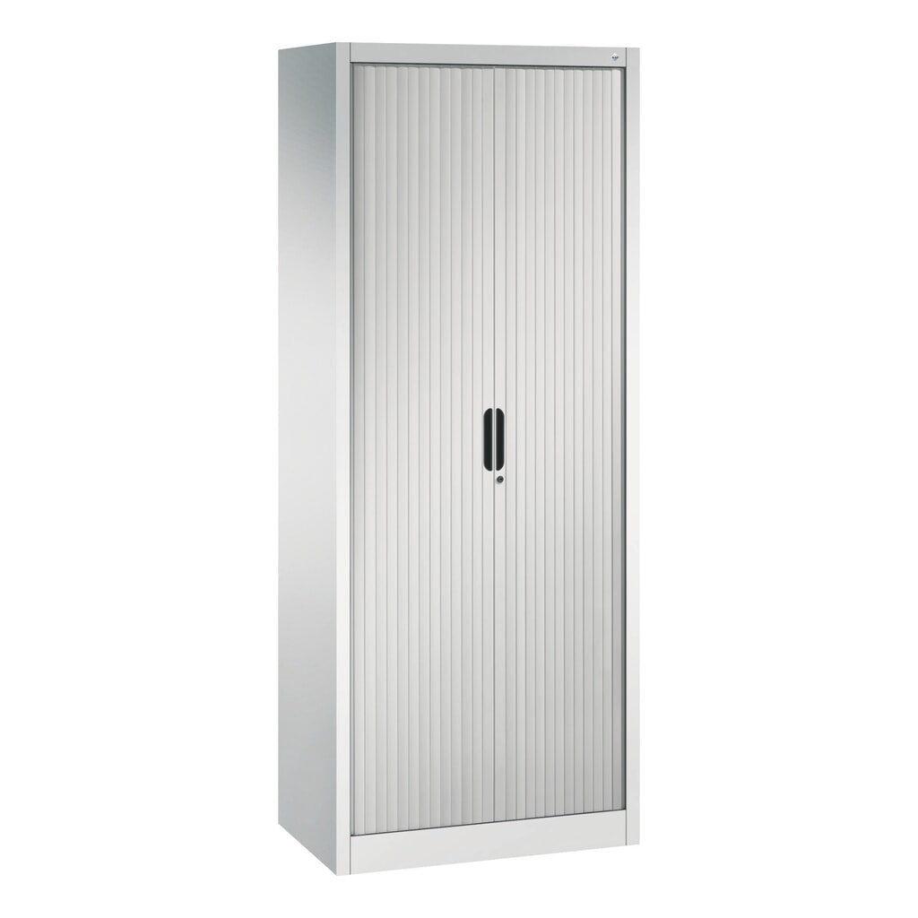 Produktabbildung: C+P Rollladenschrank, 5 OH, Breite 800 mm, lichtgrau