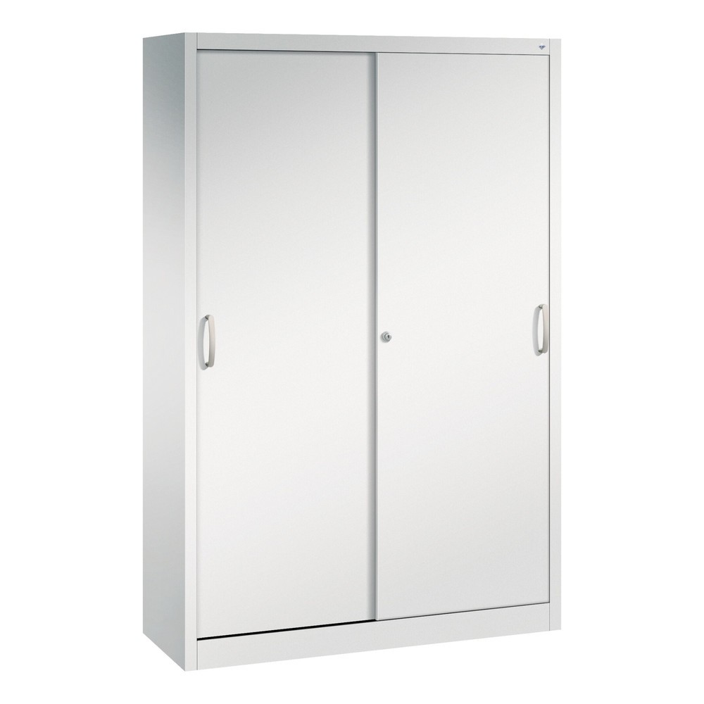 Produktabbildung Nr. 1: C+P Schiebetürenschrank, HxBxT 1.950 x 1.200 x 400 mm, lichtgrau, lichtgrau