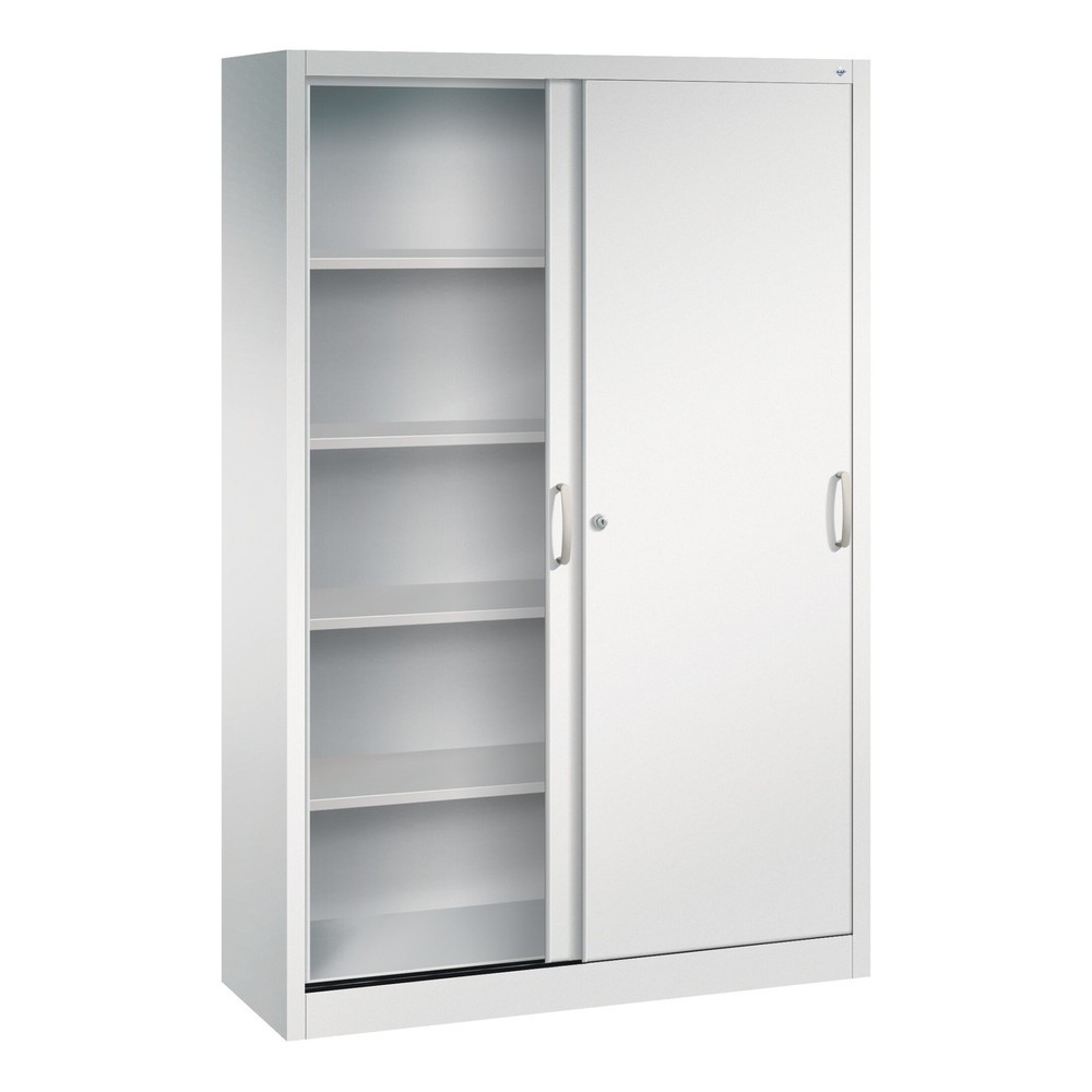 Produktabbildung Nr. 2: C+P Schiebetürenschrank, HxBxT 1.950 x 1.200 x 400 mm, lichtgrau, lichtgrau