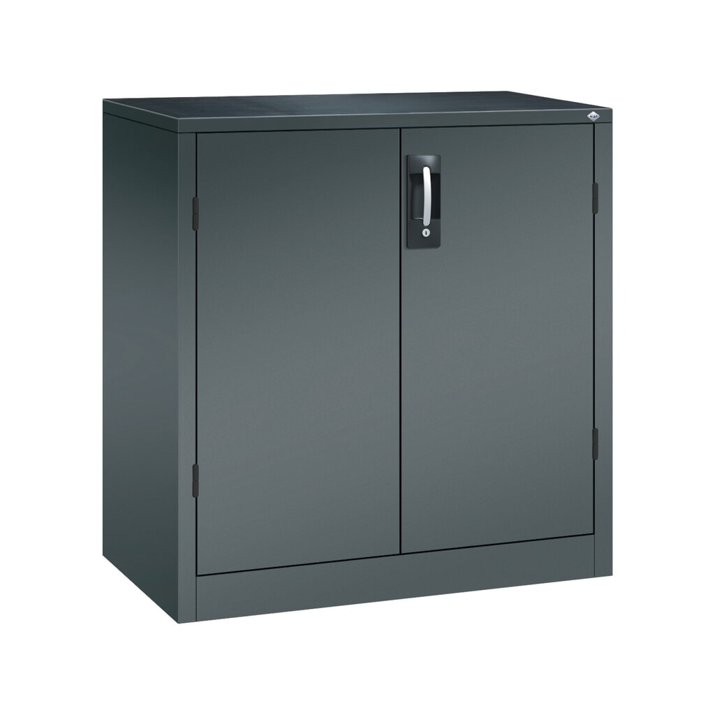 C+P Schwerlastschrank mit 1 Fachboden, HxBxT 1.000 x 930 x 500 mm, anthrazitgrau, anthrazitgrau Produktabbildung: C+P Schwerlastschrank mit 1 Fachboden, HxBxT 1.000 x 930 x 500 mm, anthrazitgrau, anthrazitgrau