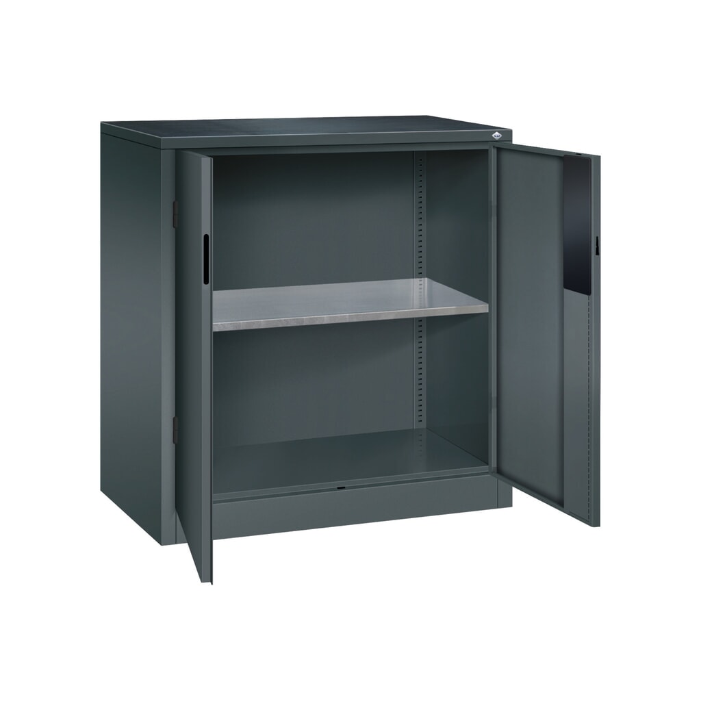 Produktabbildung Nr. 5: C+P Schwerlastschrank mit 1 Fachboden, HxBxT 1.000 x 930 x 500 mm, anthrazitgrau, anthrazitgrau
