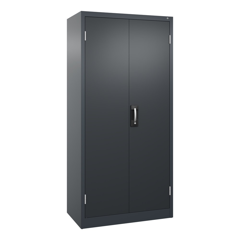 Produktabbildung Nr. 1: C+P Schwerlastschrank mit 4 Fachböden, HxBxT 1.950 x 930 x 500 mm, anthrazitgrau, schwarzgrau