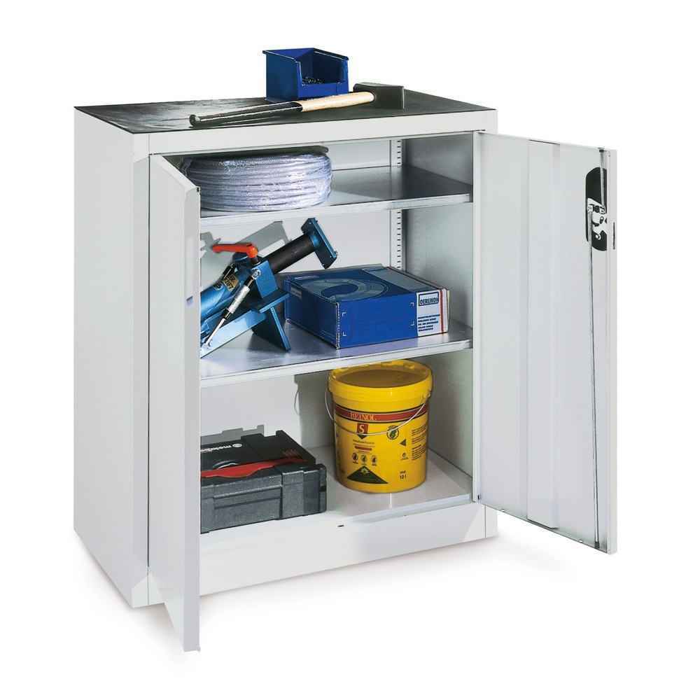 Produktabbildung Nr. 2: C+P Schwerlastschrank mit 1 Fachboden, HxBxT 1.000 x 930 x 500 mm, anthrazitgrau, rubinrot