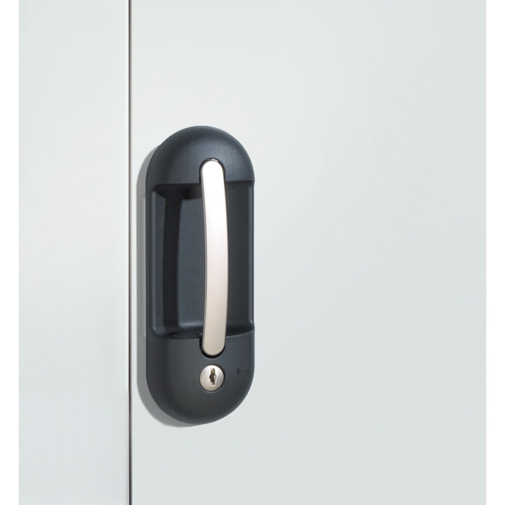 C+P Schwerlastschrank mit 1 Fachboden, HxBxT 1.000 x 930 x 500 mm, anthrazitgrau, anthrazitgrau Produktabbildung Nr. 3: C+P Schwerlastschrank mit 1 Fachboden, HxBxT 1.000 x 930 x 500 mm, anthrazitgrau, anthrazitgrau