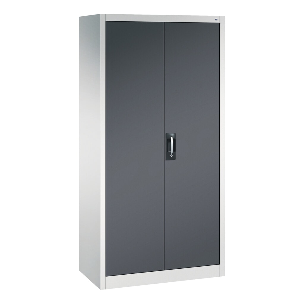 Produktabbildung: C+P Werkzeugschrank, Schubladen 4x86 + 4x174 mm, 6 Böden, Breite 930 mm, lichtgrau, schwarzgrau