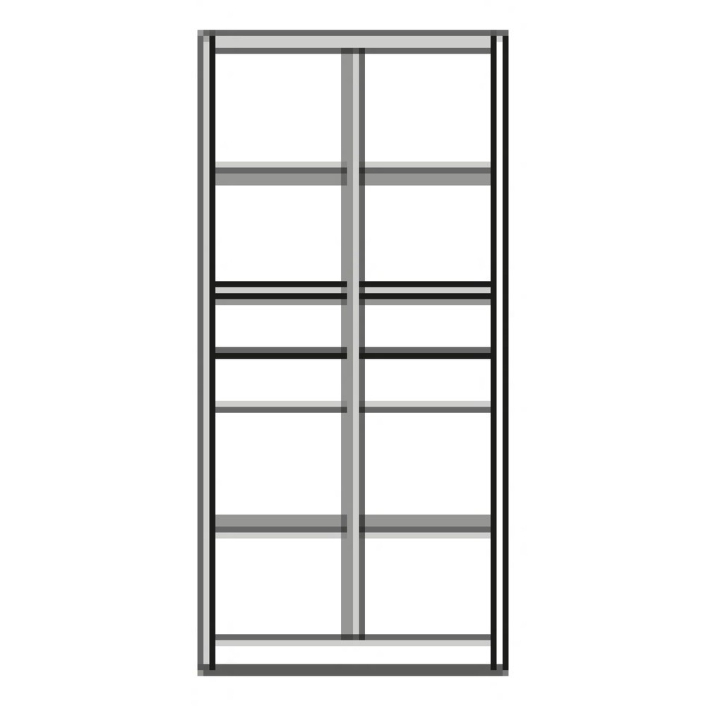 Produktabbildung Nr. 10: C+P Werkzeugschrank, Schubladen 4x174 mm, 6 Böden, Breite 930 mm, lichtgrau, rubinrot