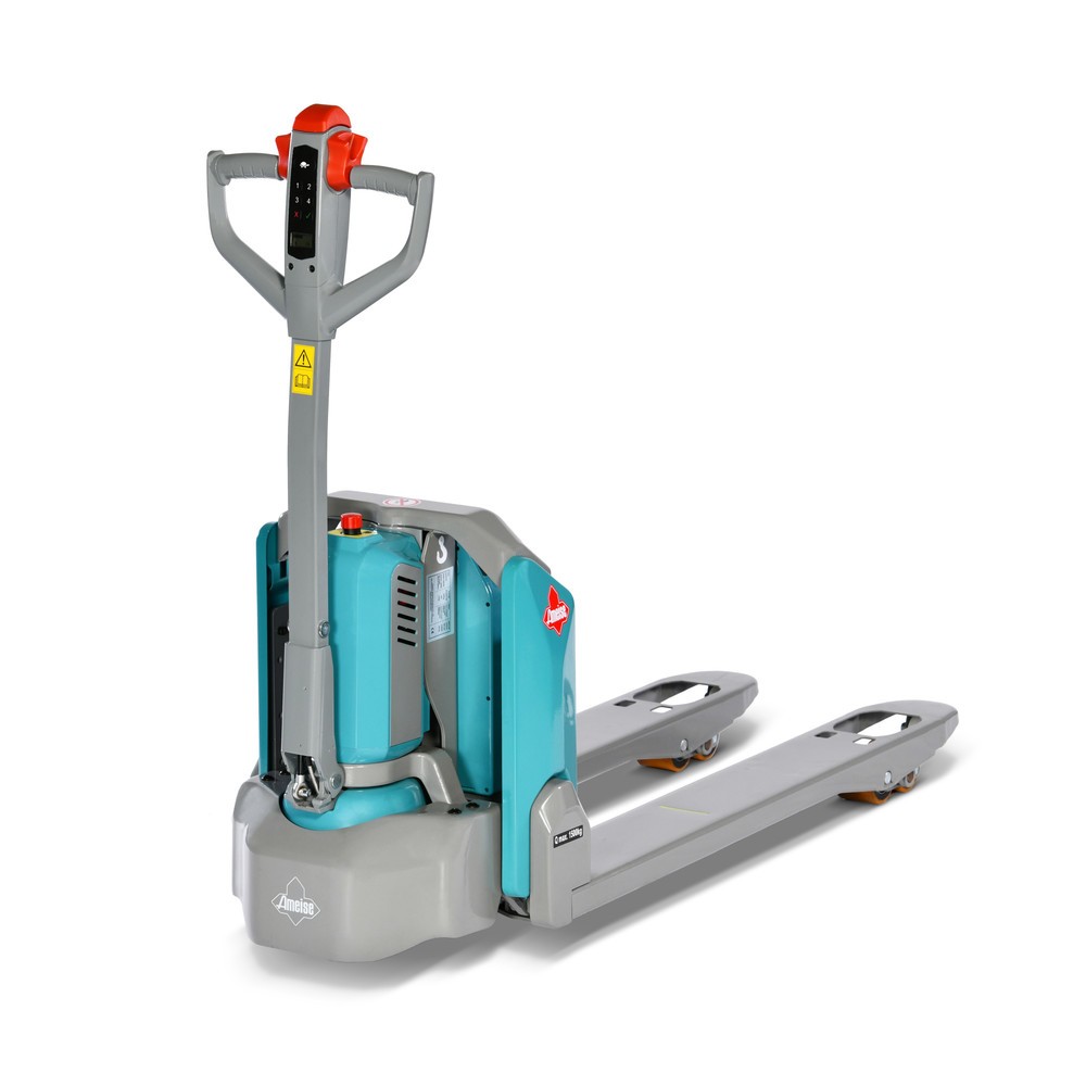Produktabbildung: B-Ware Elektro-Hubwagen Ameise® PTE 1.5 - Lithium-Ionen, Tragkraft 1.500 kg, Gabellänge 1.150 mm