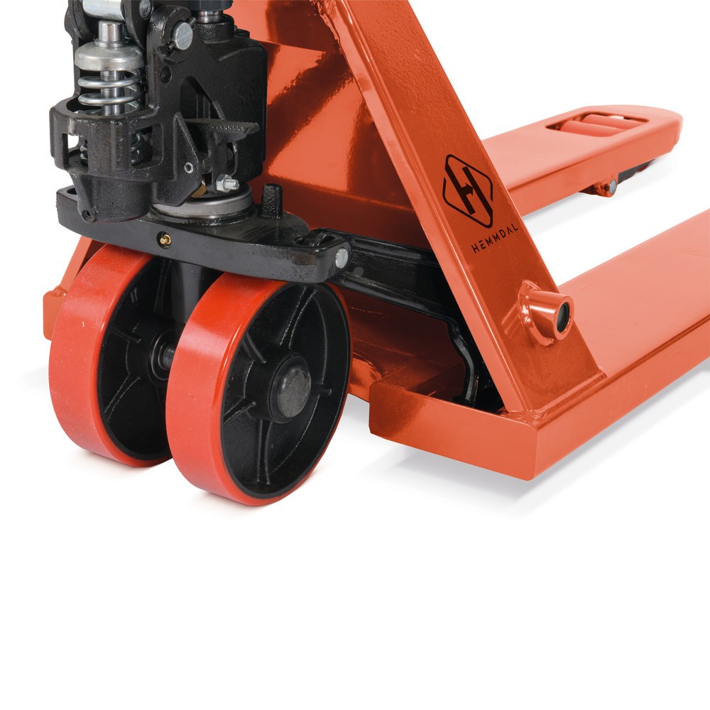 Produktabbildung Nr. 3: C-Ware Handhubwagen HEMMDAL PTM 2.5, Tragfähigkeit 2.500 kg, Gabellänge 1.150 mm, Polyurethan, Tandemrollen