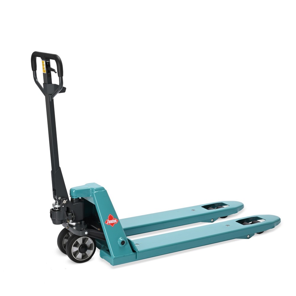 Hubwagen mit Waage Ameise® PTM 2.0 Scale mit Display am Deichselkopf, Tragkraft 2.000 kg, Tandemrollen Produktabbildung: Hubwagen mit Waage Ameise® PTM 2.0 Scale mit Display am Deichselkopf, Tragkraft 2.000 kg, Tandemrollen