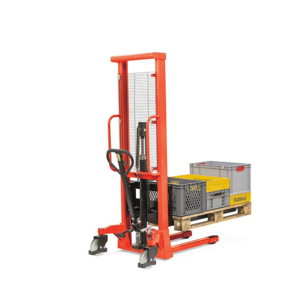 Produktabbildung Nr. 3: Hydraulik-Stapler BASIC PSM 1.0 mit Einfach-Mast, Hubhöhe 1.600 mm, Tragfähigkeit 1.000 kg