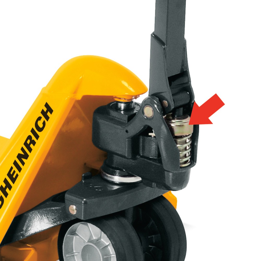Produktabbildung Nr. 2: Jungheinrich Handhubwagen AM 22 mit Schnellhub, Tragfähigkeit 2.200 kg, Gabellänge 1.150 mm, Vollgummi/Polyurethan, Tandemrollen