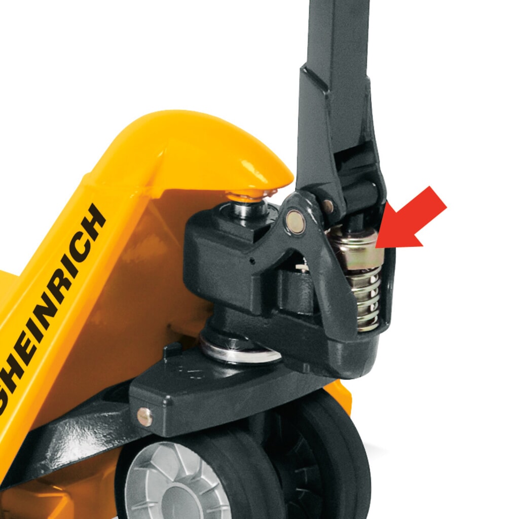 Produktabbildung Nr. 3: Jungheinrich Handhubwagen AM 22 mit Schnellhub, Tragfähigkeit 1.700 kg, Gabellänge 1.600 mm, Vollgummi/Polyurethan, Tandemrollen