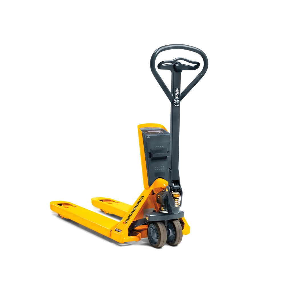 Produktabbildung Nr. 5: Jungheinrich Hubwagen mit Waage AMW 22p mit Komfortanzeige, Tragfähigkeit 2.200 kg, Vollgummi/Polyurethan