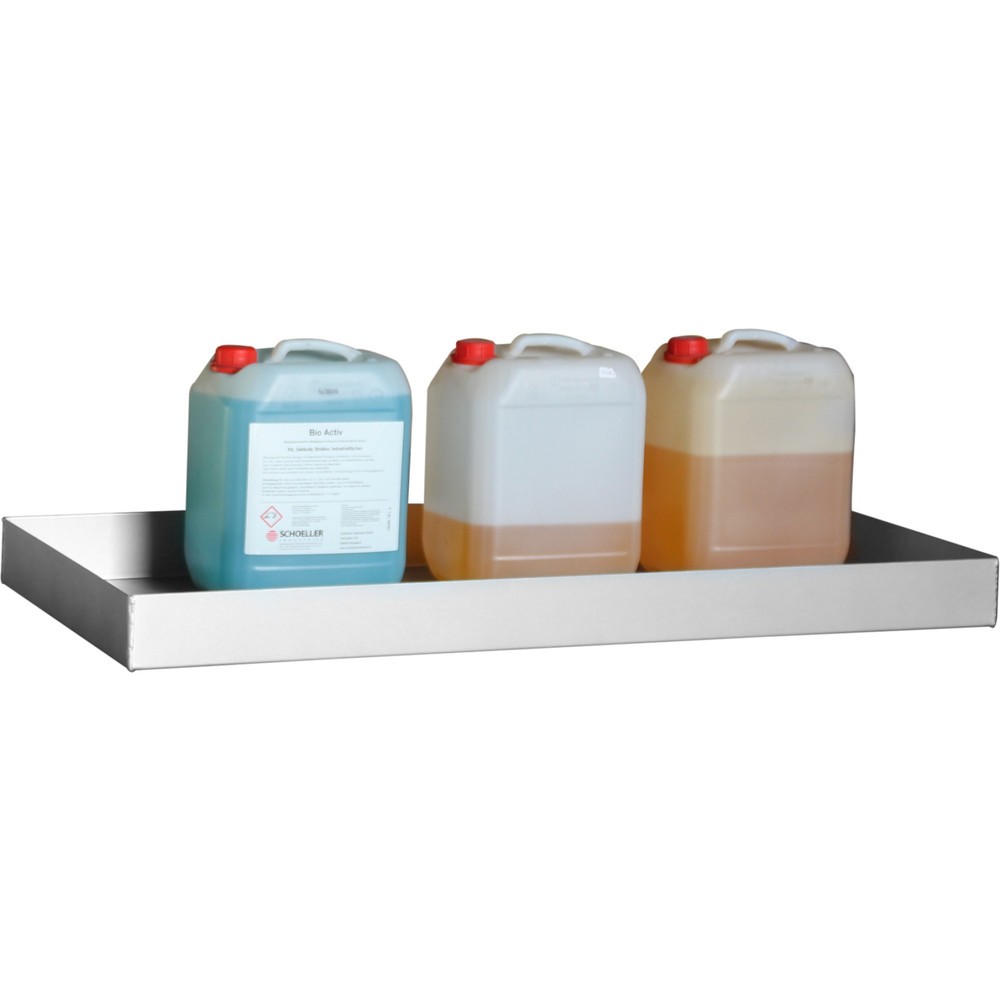 Produktabbildung Nr. 2: C-Ware Steinbock® Kleingebindewanne AW, HxBxT 80 x 1.050 x 500 mm, Auffangvolumen 40 Liter, exkl. Gitterrost