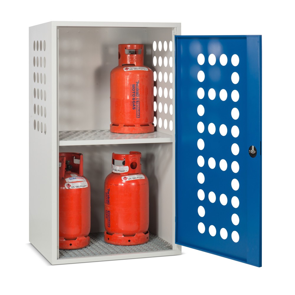 Steinbock® Propangasflaschen-Schrank, 1-türig Produktabbildung: Steinbock® Propangasflaschen-Schrank, 1-türig