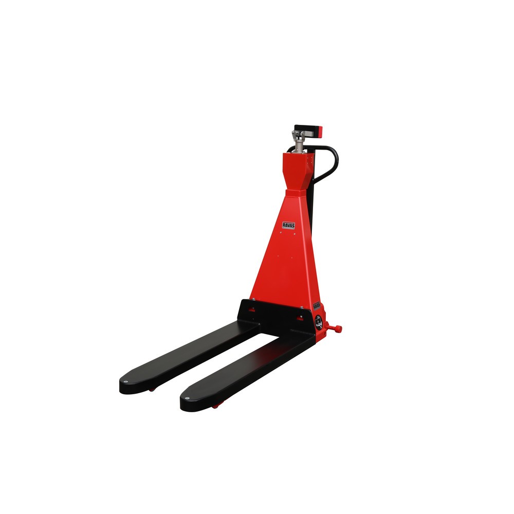 Produktabbildung Nr. 2: C-Ware Wiege-Scherenhubwagen, handhydraulisch, TK 1.000 kg, GL 1.200 mm, Polyurethan, ohne Optionen