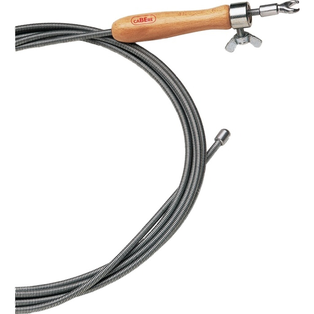 CABERE Rohrreinigungswelle L.5m Wellen-D.7mm Krallen-D.20mm doppellag Produktabbildung: CABERE Rohrreinigungswelle L.5m Wellen-D.7mm Krallen-D.20mm doppellag
