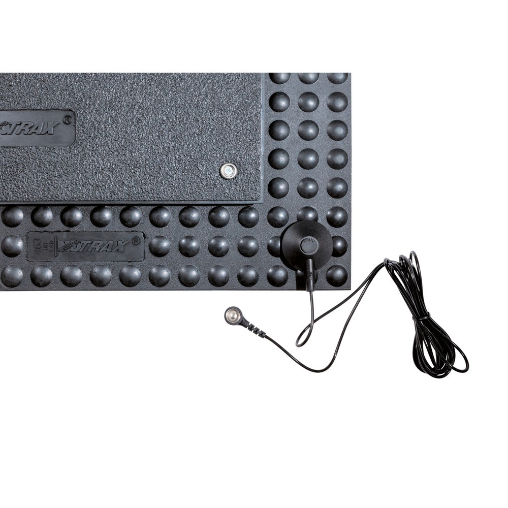 N° de l'image du produit 3 : Câble de mise à la terre pour tapis de travail NoTrax 051, connecteur femelle