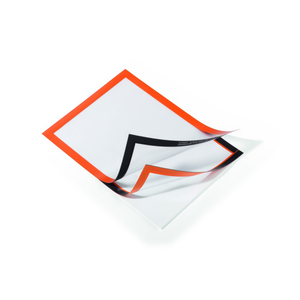 N° de l'image du produit 7 : Cadre d’information DURABLE DURAFRAME®, autocollant, DIN A4, orange