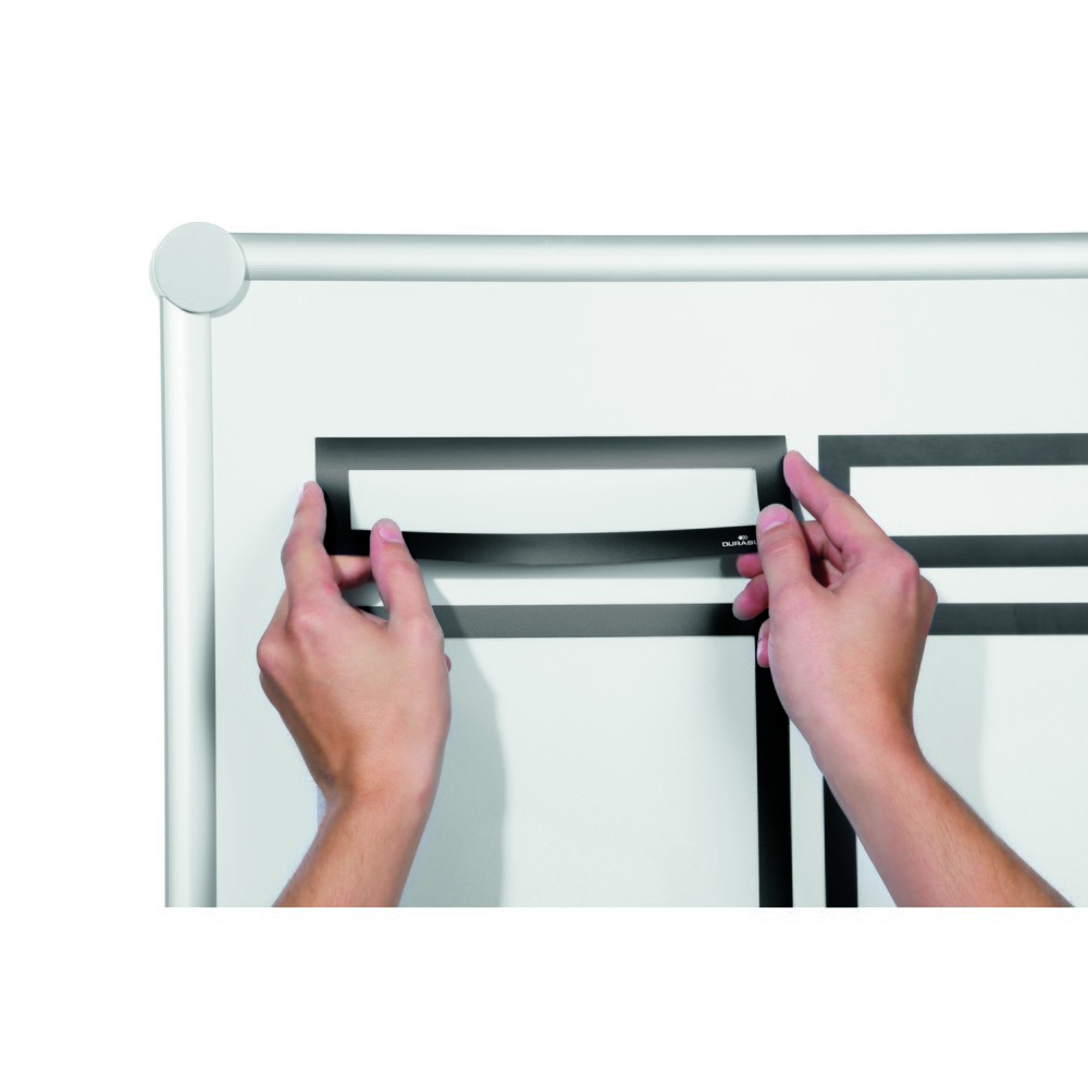 N° de l'image du produit 6 : Cadre magnétique DURABLE DURAFRAME® Top, DIN A4, noir