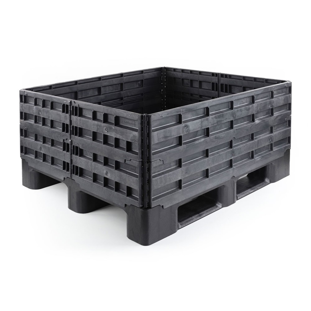 N° de l'image du produit 2 : Cadre rehausseur de palette en plastique, 1 200x1 000x200 mm