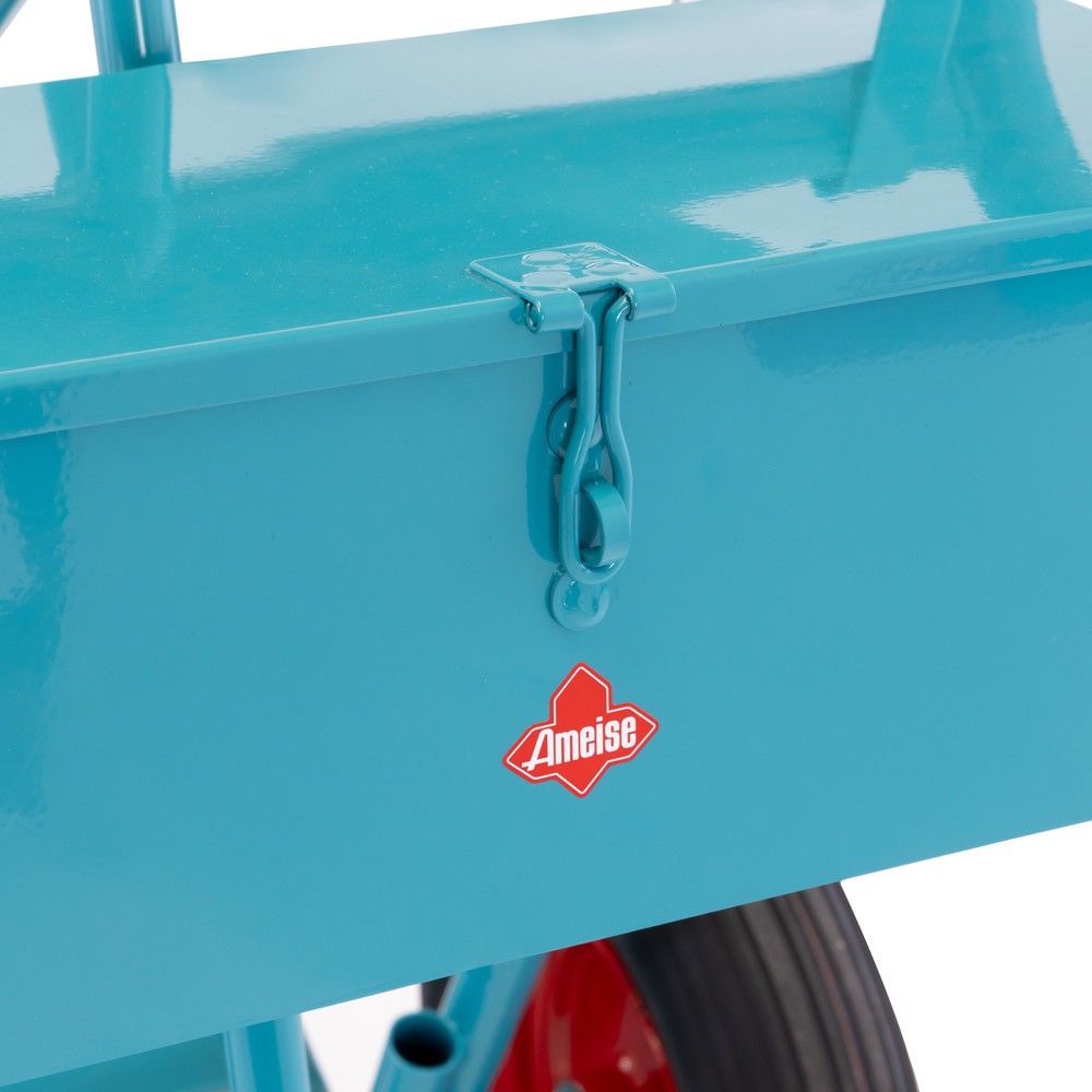 N° de l'image du produit 3 : Caisse à outils pour diable pour bouteilles en acier Ameise® 2 bouteilles, vide, couvercle verrouillable, HxlxP 155 x 460 x 210 mm