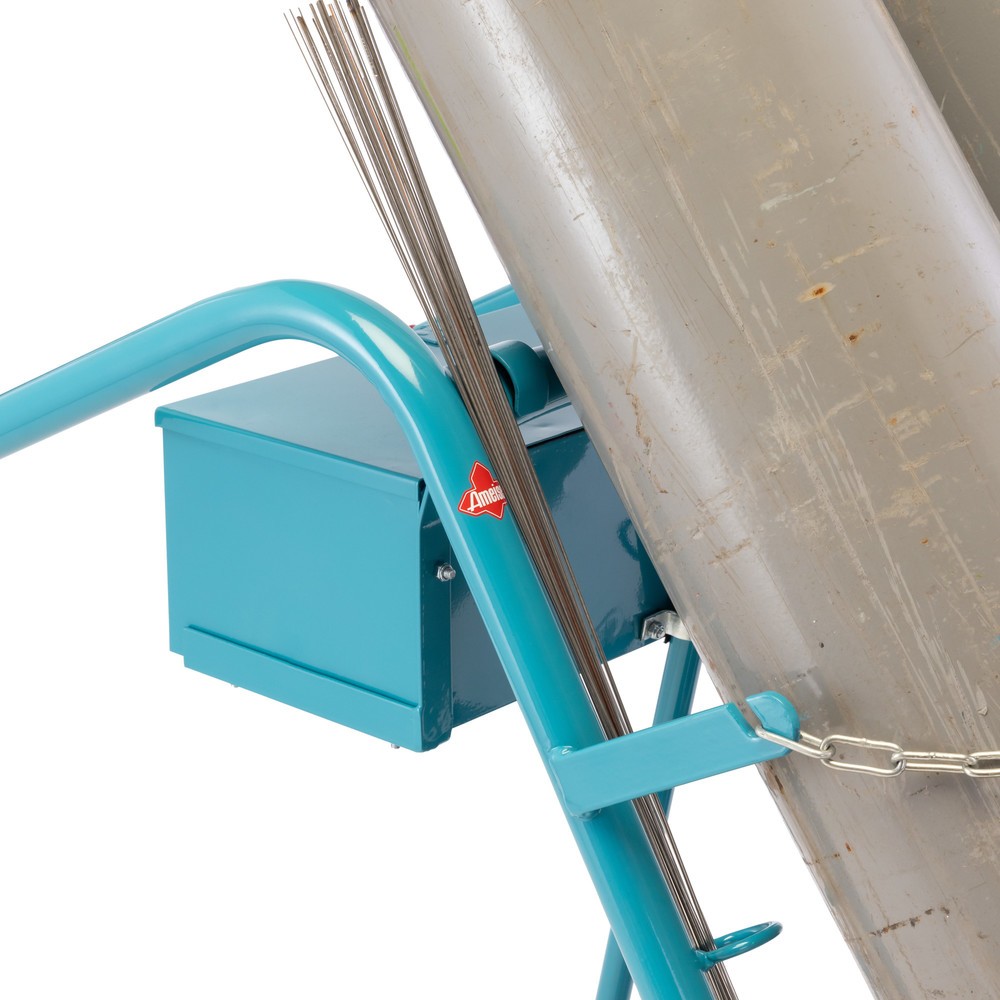 N° de l'image du produit 11 : Caisse à outils pour diable pour bouteilles en acier Ameise® 2 bouteilles, vide, couvercle verrouillable, HxlxP 155 x 460 x 210 mm