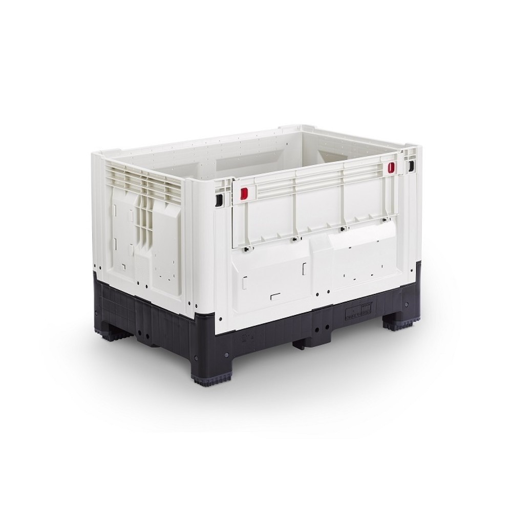 Illustration du produit: Caisse-palette, pliable, fermée, 1 200x800x800 mm, avec 4 pieds