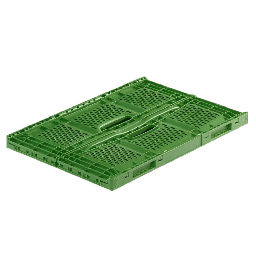N° de l'image du produit 2 : Alpha Eurobox en PPC, caisse pliable à parois ajourées, HxlxP. 230 x 400 x 600 mm