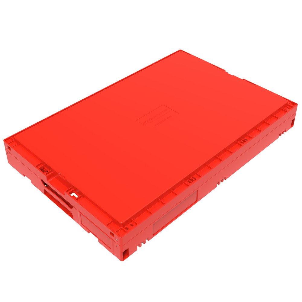 N° de l'image du produit 3 : Euronorm-Eurobox premium, 68 litres, rouge