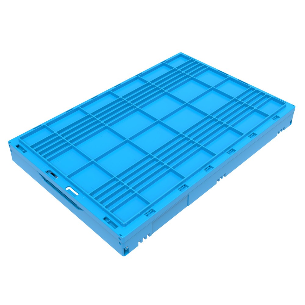 N° de l'image du produit 3 : Euronorm-Eurobox premium, avec parois latérales perforées, bleu