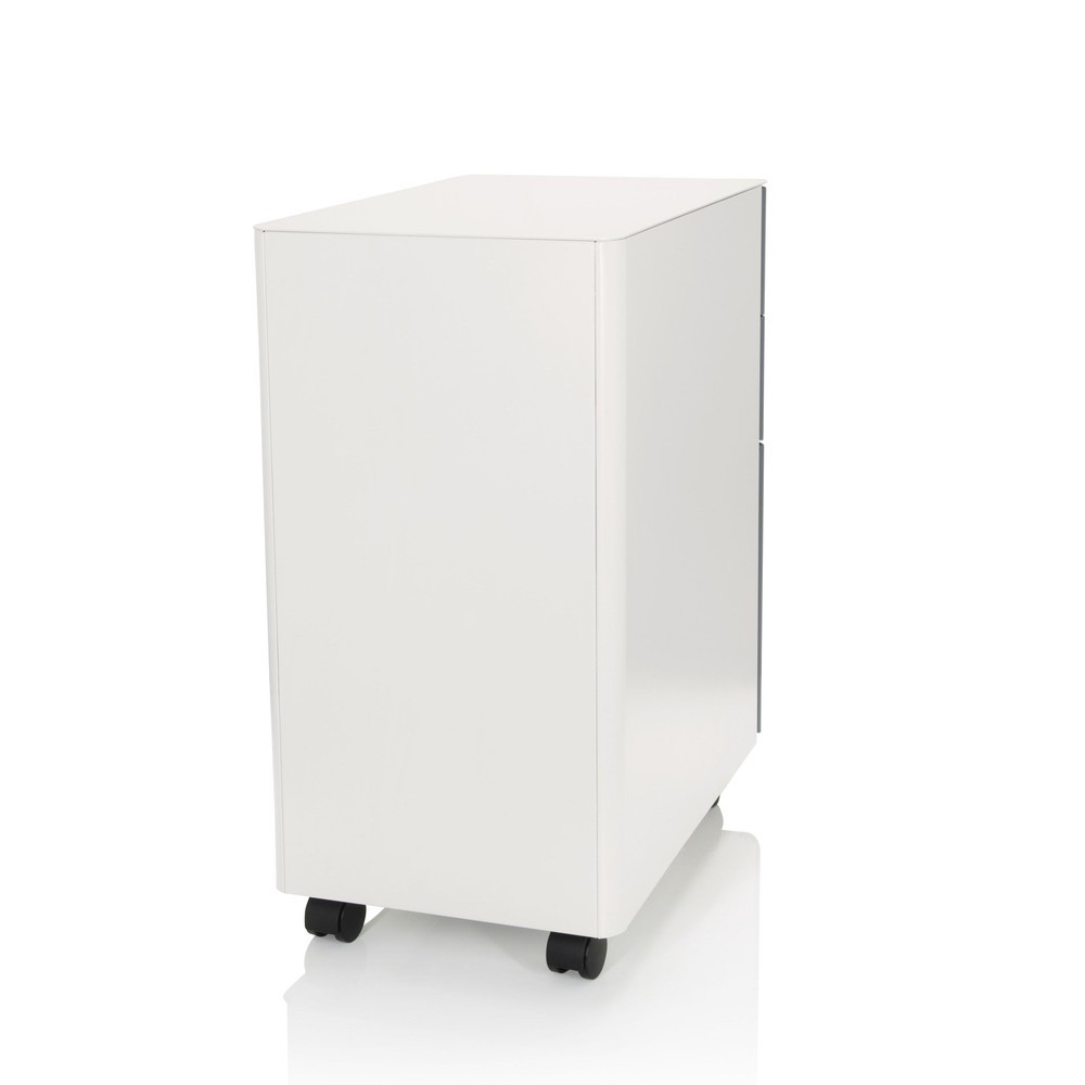 N° de l'image du produit 10 : Caisson à roulettes hjh OFFICE COLOR I métal, blanc / gris