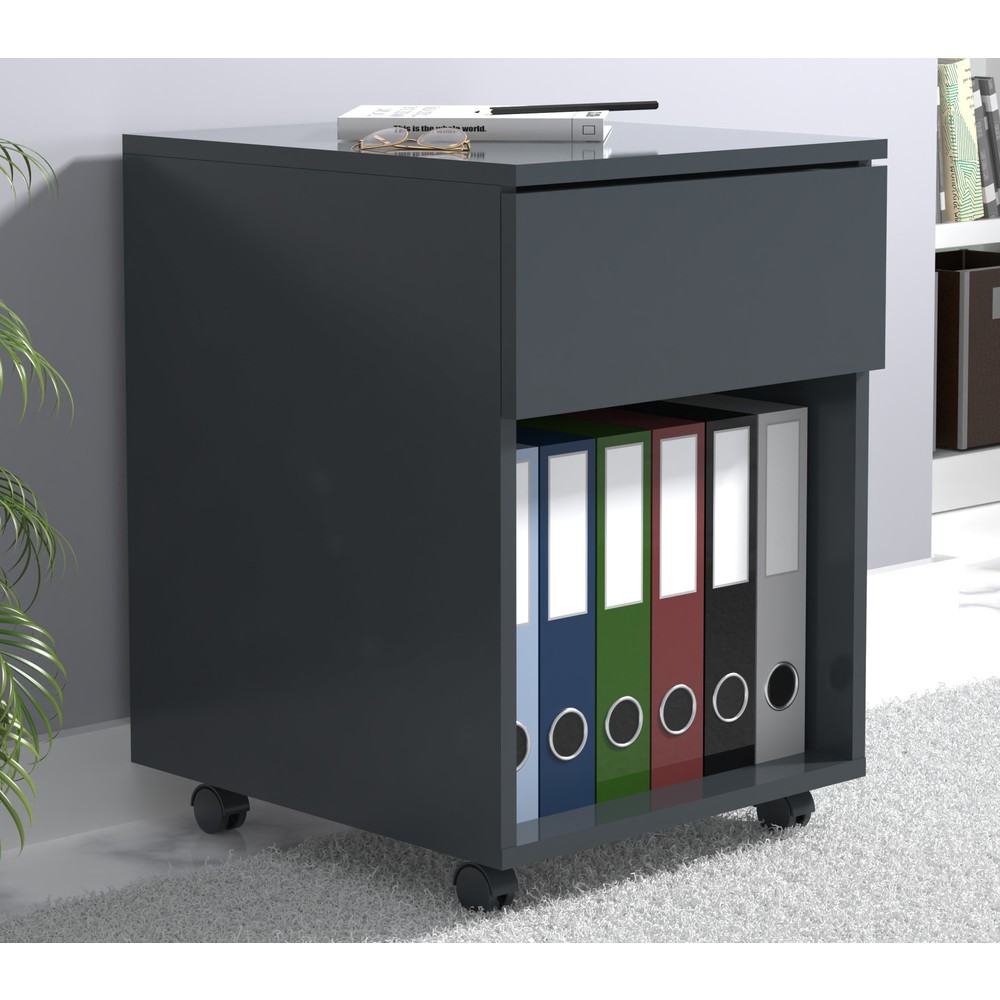 N° de l'image du produit 3 : Caisson à roulettes VCM Dalosa 45 1-SB, anthracite