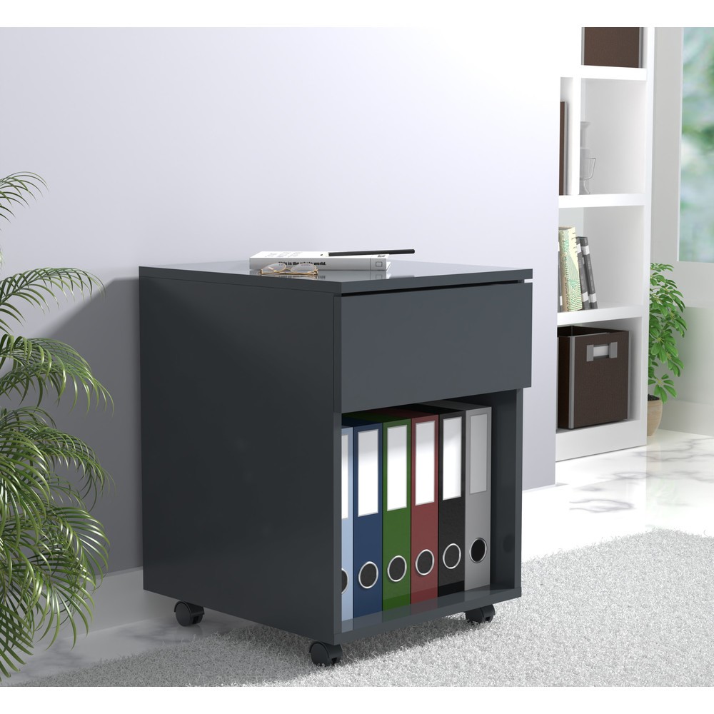 N° de l'image du produit 4 : Caisson à roulettes VCM Dalosa 45 1-SB, anthracite