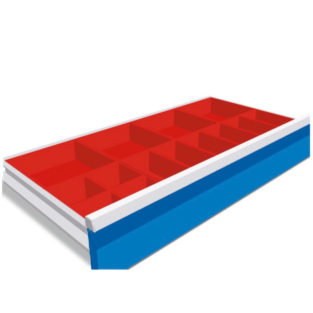 Imagen del producto: Cajas para piezas pequeñas Bedrunka+Hirth para el carro de taller Maxmobile, altura frontal 50 mm