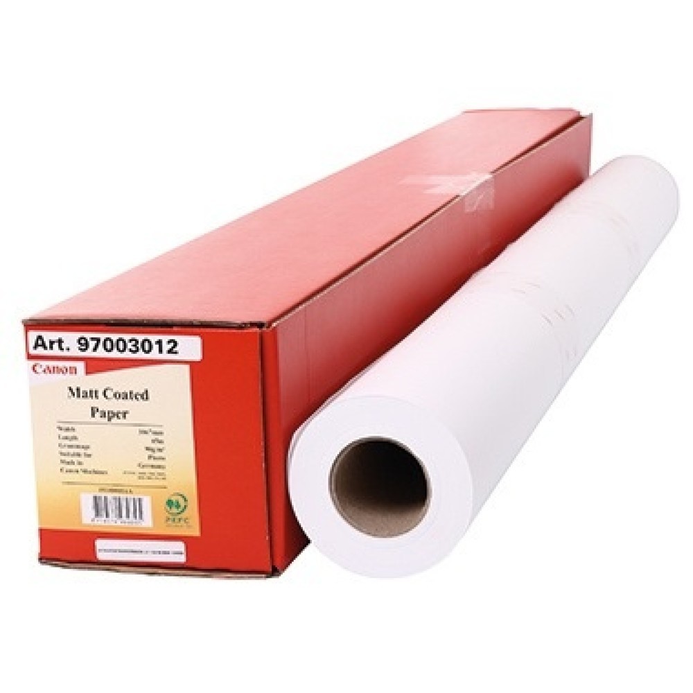 Produktabbildung: Canon Plotterpapier IJM123 97001078 594mmx30m 130g weiß