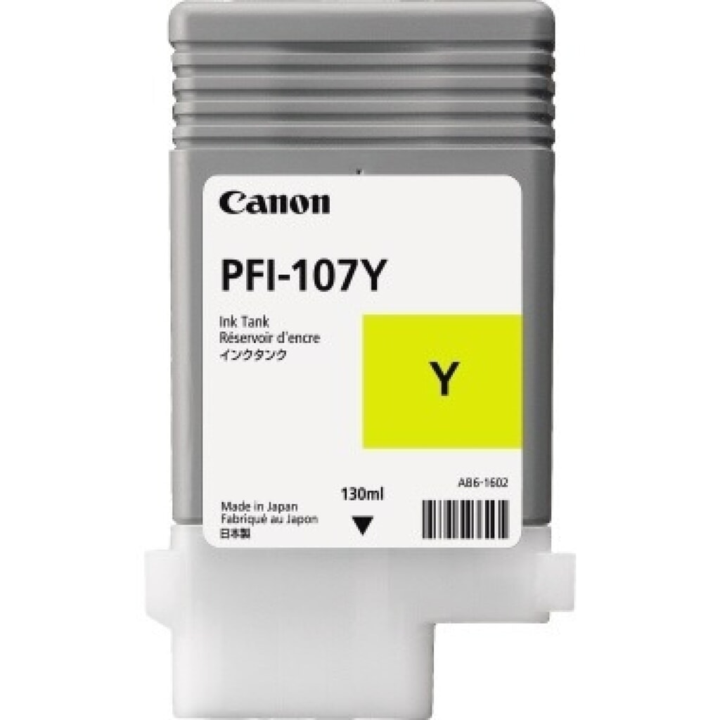 Canon Tintenpatrone 6708B001 PFI107Y 130ml gelb Produktabbildung Nr. 1: Canon Tintenpatrone 6708B001 PFI107Y 130ml gelb
