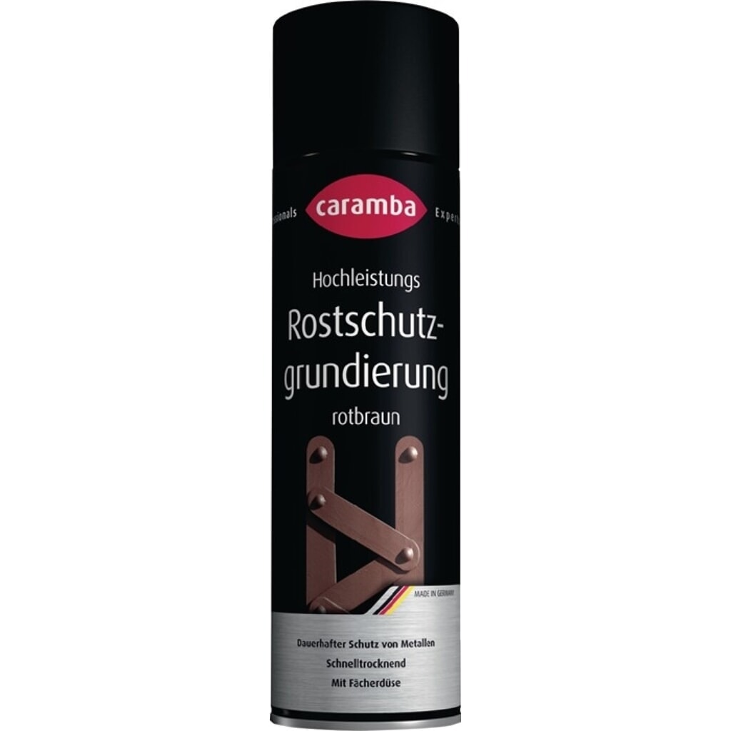 Produktabbildung: CARAMBA Hochleistungs Rostschutzgrundierung, 500 ml, rotbraun, Spraydose