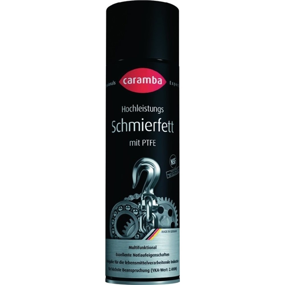 Produktabbildung: CARAMBA Hochl.Schmierfett m.PTFE hellbraun NSF H2 500 ml Spraydose