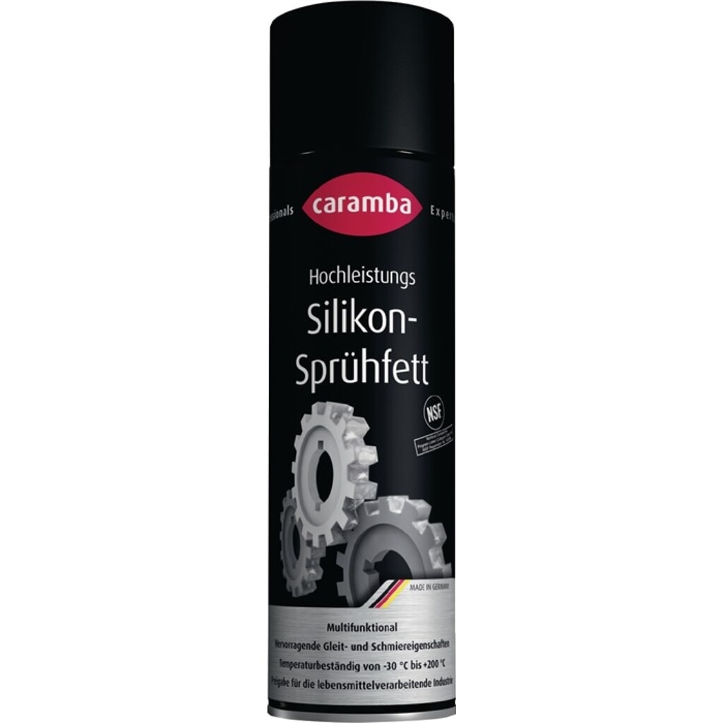 CARAMBA Hochl.Silikonsprühfett farblos NSF H2 500 ml Spraydose Produktabbildung: CARAMBA Hochl.Silikonsprühfett farblos NSF H2 500 ml Spraydose