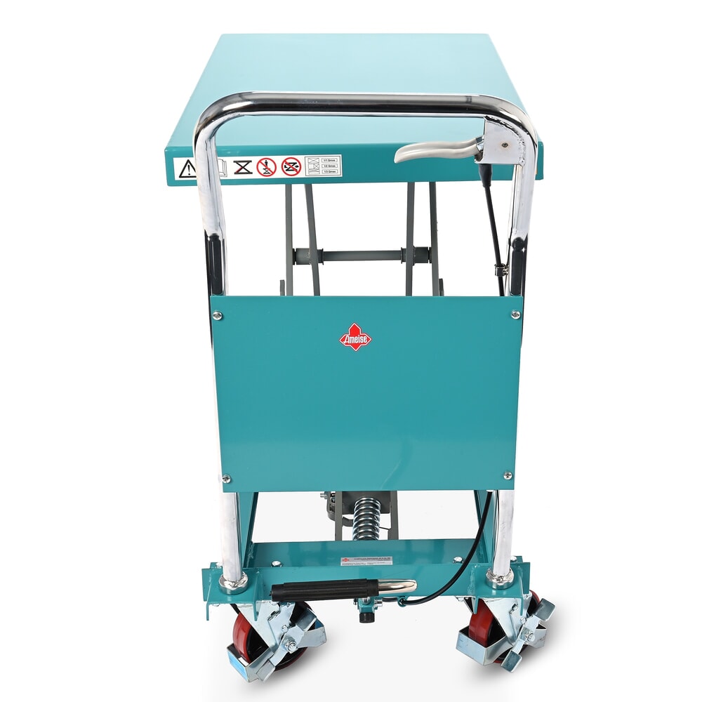 Immagine del prodotto n. 5: Carrello a pantografo con piano elevatore Ameise®, staffa fissa, portata 500 kg, piattaforma da 850 x 500 mm