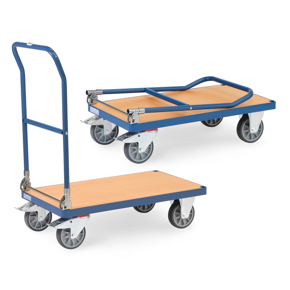 Immagine del prodotto: fetra® Carrello pieghevole con piattaforma, capacità di carico 500 kg, superficie di carico LxP 850 x 500 mm