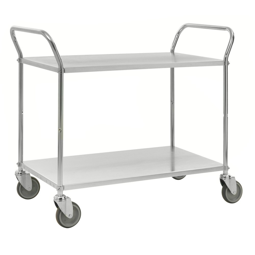 Immagine del prodotto: Carrello a ripiani Kongamek, portata 250 kg, 2 ripiani, HxLxP 940 x 480 x 1.080 mm