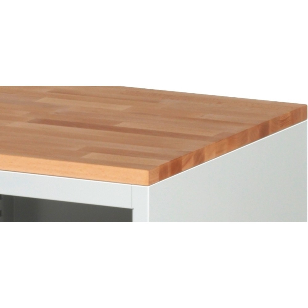 Immagine del prodotto n. 4: RAU Carrello da officina Serie 7000, HxLxP 795 x 580 x 650 mm, con 3 cassetti misura L, piano di lavoro in faggio massiccio