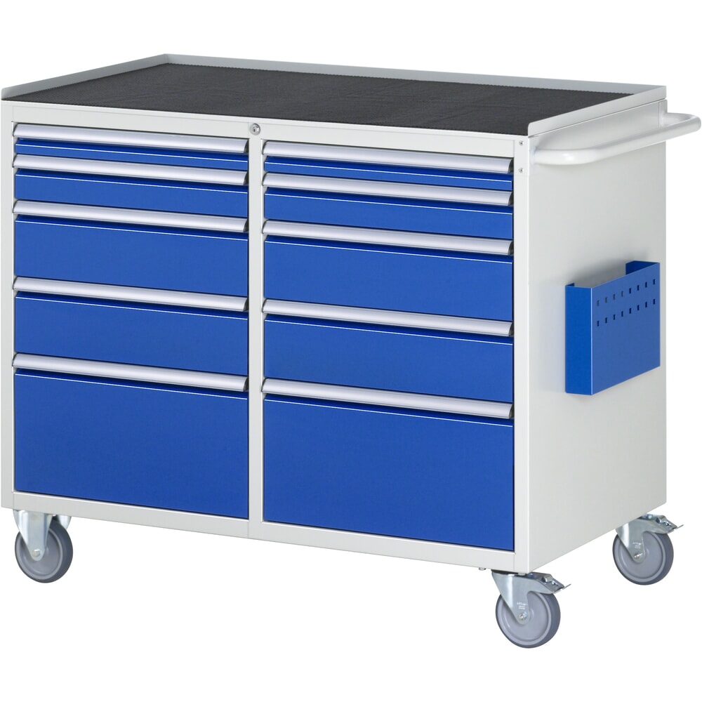 Immagine del prodotto: RAU Carrello da officina Serie 7000, HxLxP 975 x 1.145 x 650 mm, con 10 cassetti misura L, 5 a sinistra, 5x a destra, piano di appoggio in metallo