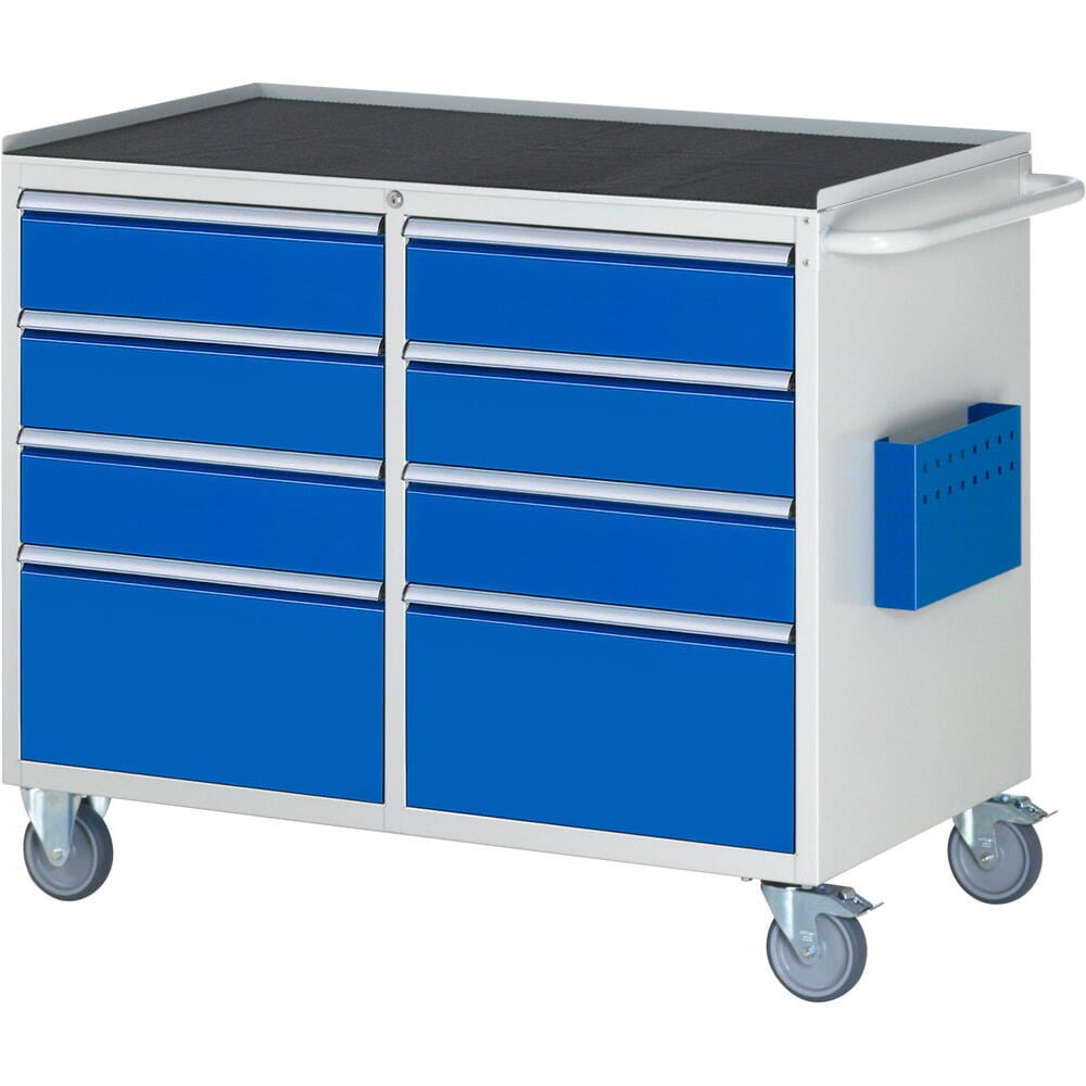 Immagine del prodotto: RAU Carrello da officina Serie 7000, HxLxP 975 x 1.145 x 650 mm, con 8 cassetti misura L, piano di appoggio in metallo