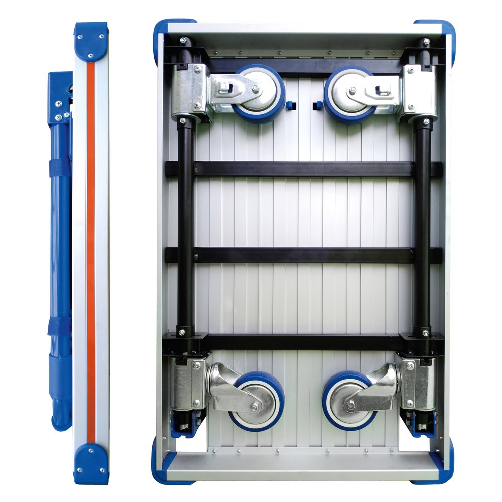 Número de imagen del producto 3: Carro con plataforma de aluminio, plegable, capacidad de carga. 200 kg